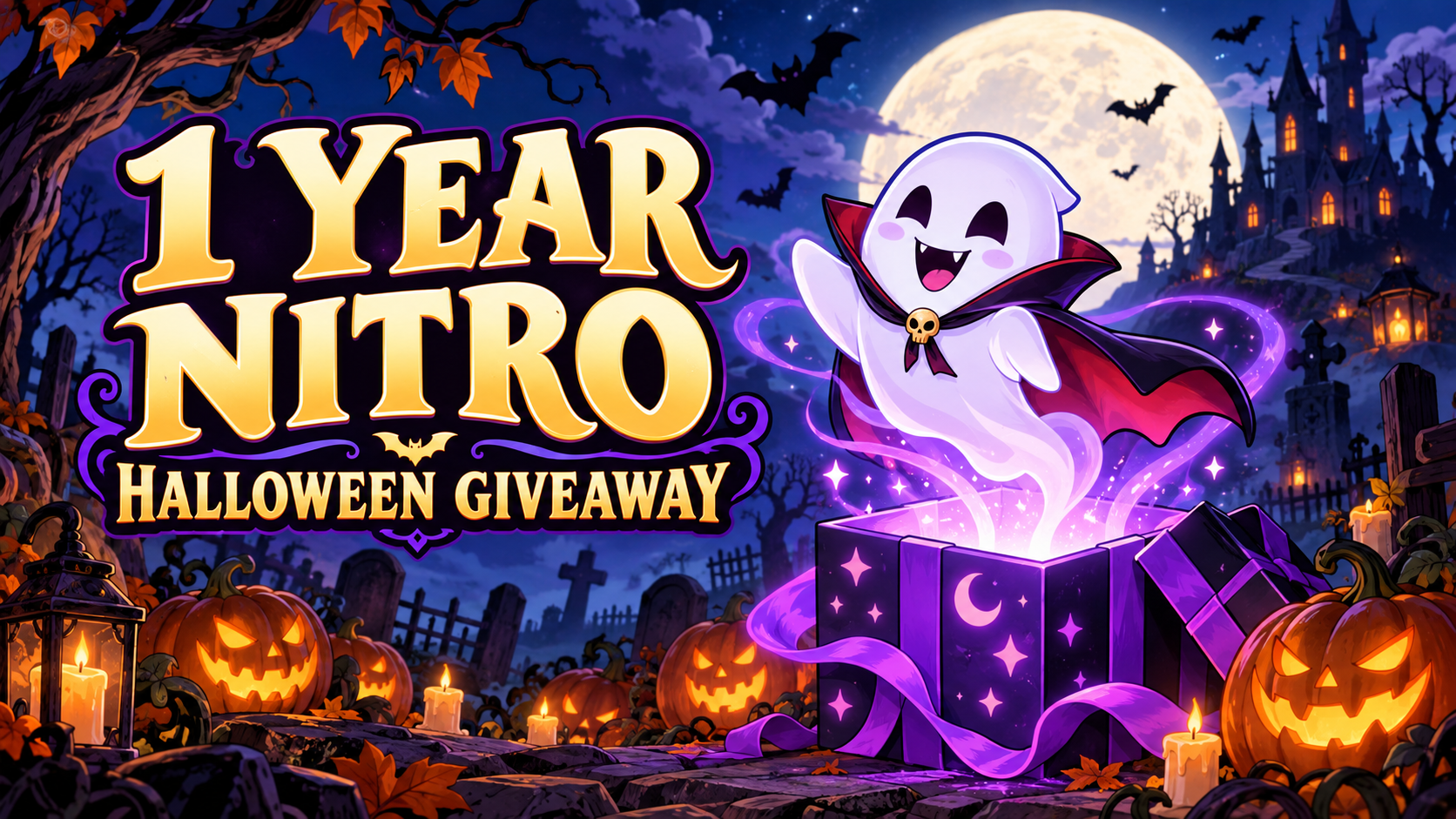 Halloween Giveaway โ One Year of Nitro prize preview