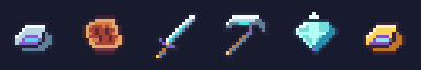 9000INC Items pixel-art texture preview
